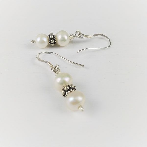 Pendientes de plata Perlas