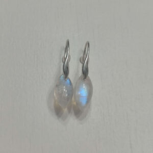 PENDIENTES DE PLATA DE PIEDRA LUNA